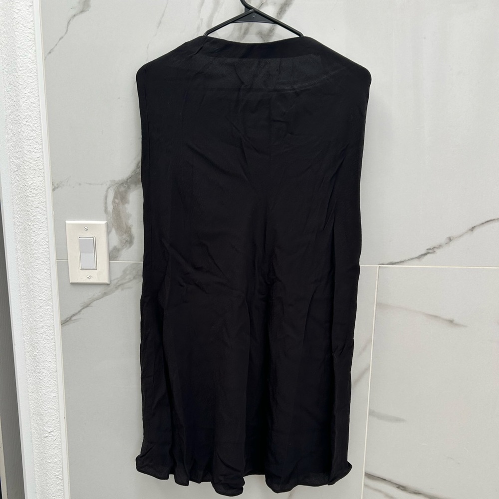 H&M black midi skirt